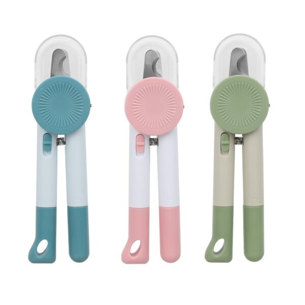 Cat Dog Pet Nail Clippers Trimmer with LED Light Hidden Nail File - JHMR018 - Image 4