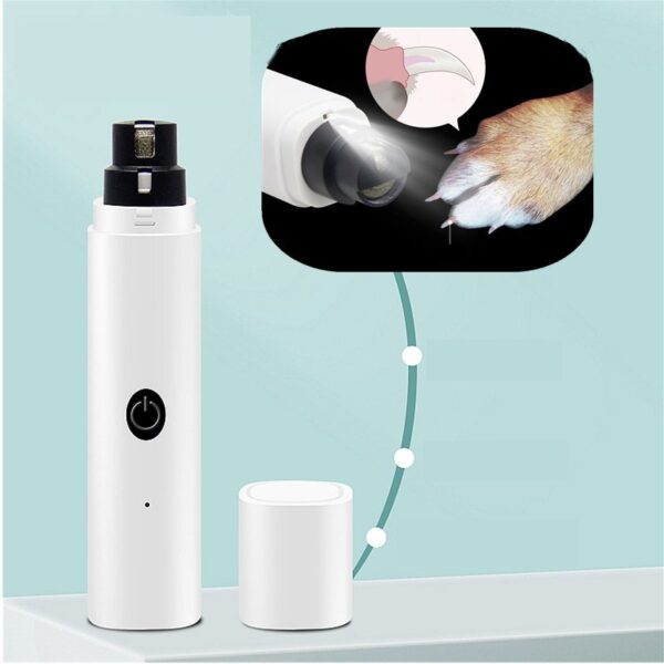 Rechargeable Dog Nail Grinder with LED Light - JHMR019 - Image 5