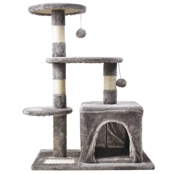Multi- Level Cat Condo Cat Tree Towel with Platform  - JHMPJMA03 - Image 4