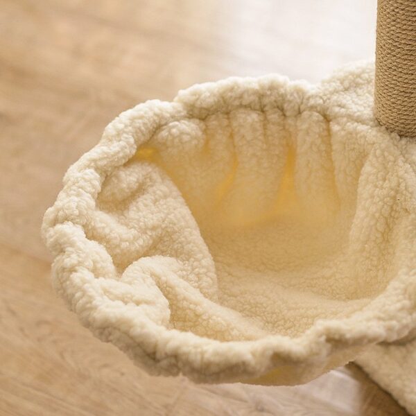 Multi- Level Cat Condo Cat Tree Towel with Platform & Hammock - JHMPJMA08 - Image 4
