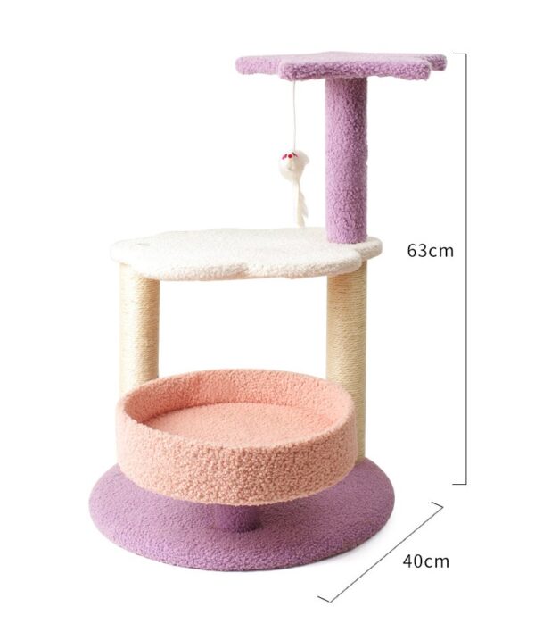 Cat Scratching Post with Top Perch - JHMPJMH17 - Image 4