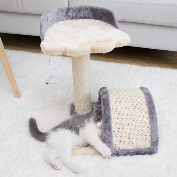 Cat Scratching Post with Top Perch  - JHMPJMX05 - Image 4