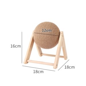 Natural Sisal Cat Scratching Ball Toy - JHMZB002