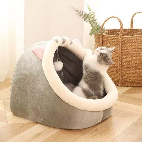 Semi-Enclosed Cat Cave Bed - JHMW004 - Image 4