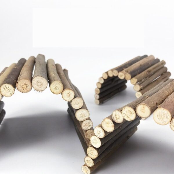 Wooden Ladder Bridge Chew Toys - JHXDW004 - Image 2