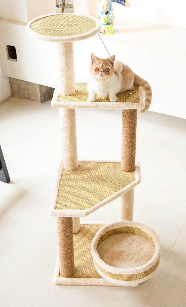 Multi- Level Cat Tree Towel with Platform - JHMPJMT24 - Image 2