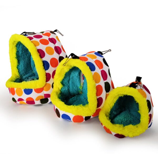Bird Hanging Hammock Winter Warm Parrot Nest House Bed - JHN019 - Image 2