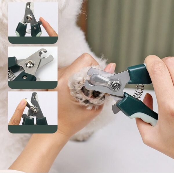 Dog Grooming Kit Nail Clipper Comb Slicker Bath Brush - JHMR013 - Image 5