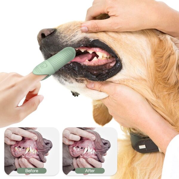 Dog 360 Cleaning Finger Toothbrush - JHMR028 - Image 2
