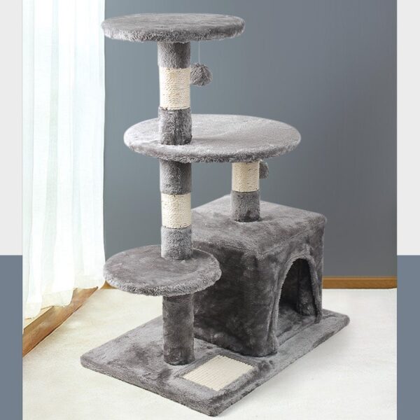 Multi- Level Cat Condo Cat Tree Towel with Platform  - JHMPJMA03 - Image 5