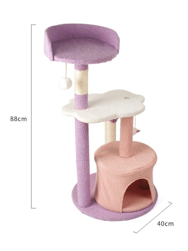 Cat Scratching Post with Top Perch - JHMPJMH18 - Image 4