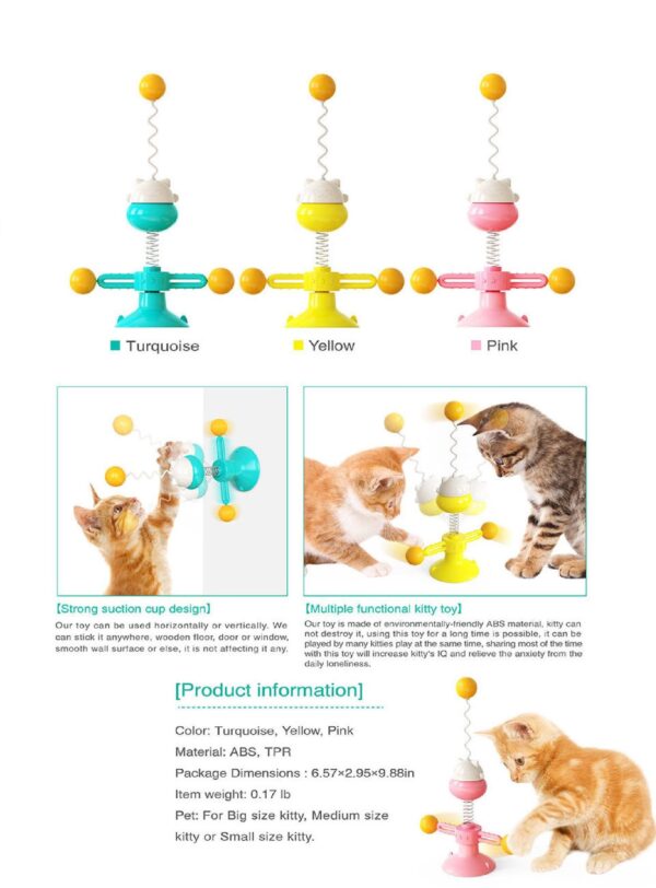 Jumping Maneki Neko Detachable Cat Toy - JHMWJ005 - Image 2