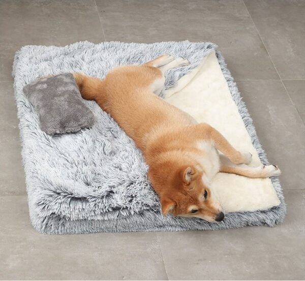 Faux Fur Orthopedic Pet Bed with Cover - JHGW011 - Image 4