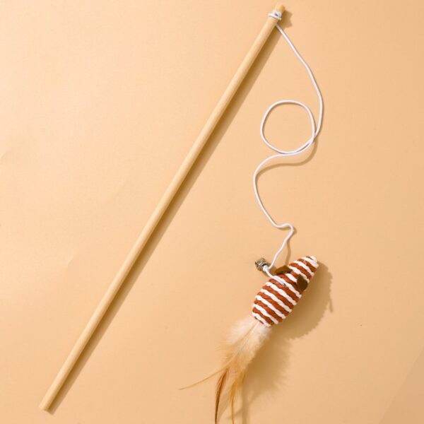 Natural Sisal Wand Teasers Cat Toy - JHMWJ030 - Image 6