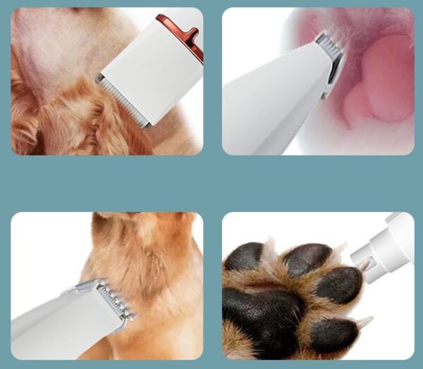 Low Noise Dog Grooming Clippers Kit - JHMR024 - Image 5