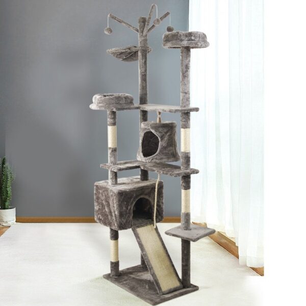 Multi- Level Cat Condo Cat Tree Towel with Platform  - JHMPJMA02 - Image 4