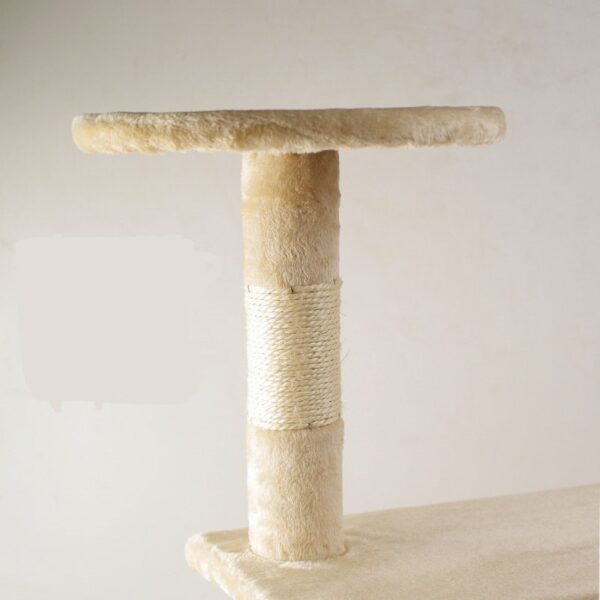 Multi- Level Cat Condo Cat Tree Towel with Platform & Hammock - JHMPJMA07 - Image 6