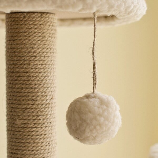 Multi- Level Cat Condo Cat Tree Towel with Platform & Hammock - JHMPJMA08 - Image 6