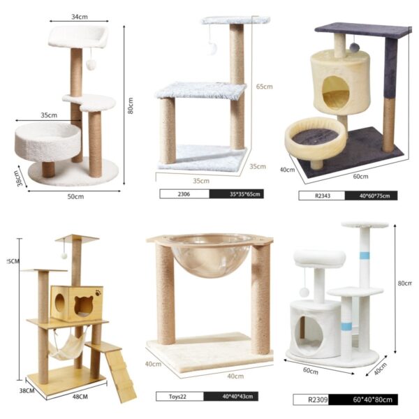 Multi- Level Cat Condo Cat Tree Towel with Platform - JHMPJY23 - Image 7