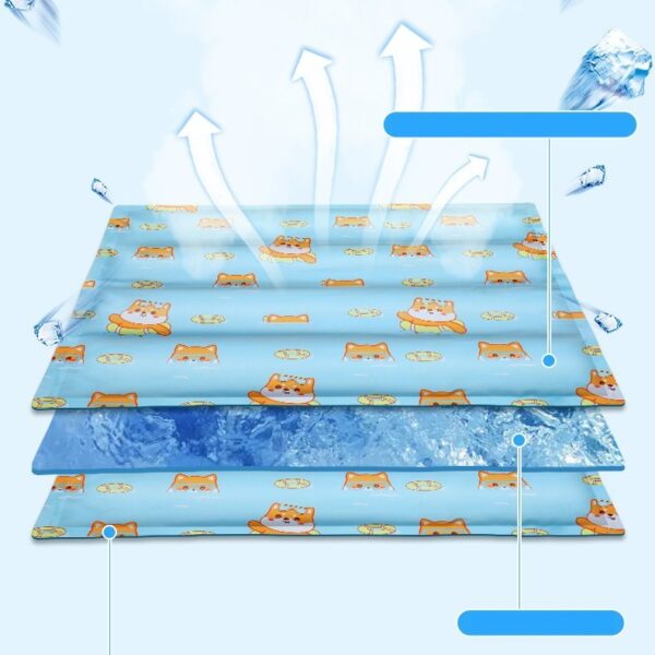 Strip & Round Cooling Gel Pet Mat Pad - JHGW039 - Image 2