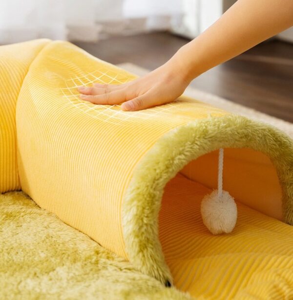 2-in-1 Cat Tunnel Bed - JHMW003 - Image 6