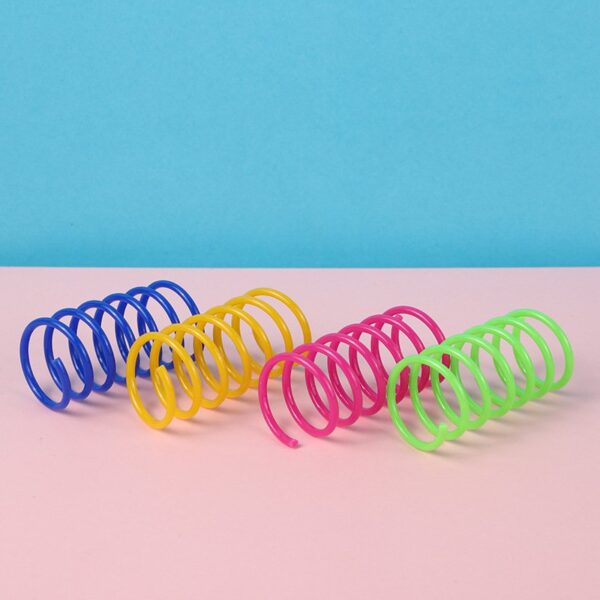 Plastic Spiral Spring Cat Toy - JHMWJ022 - Image 6