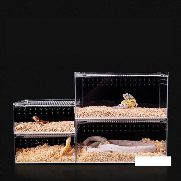 Acrylic Reptile Breeding Sliding Box - JHPC006 - Image 3