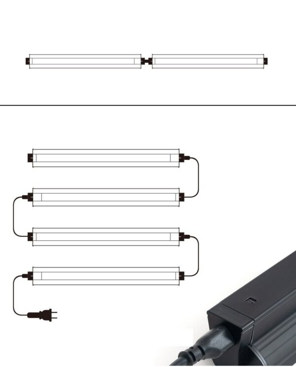 T5 HO UVB Lighting Combo Kit Reptile Light Fixture - JHPC019 - Image 2
