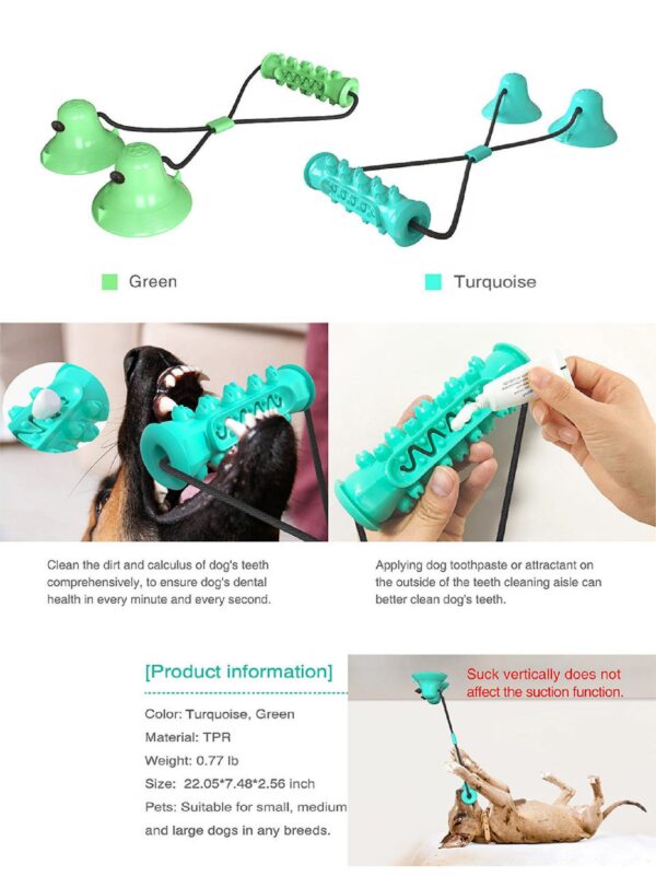 Double Suction Cups Stick Dog Feeder Toys - JHYZ063 - Image 2