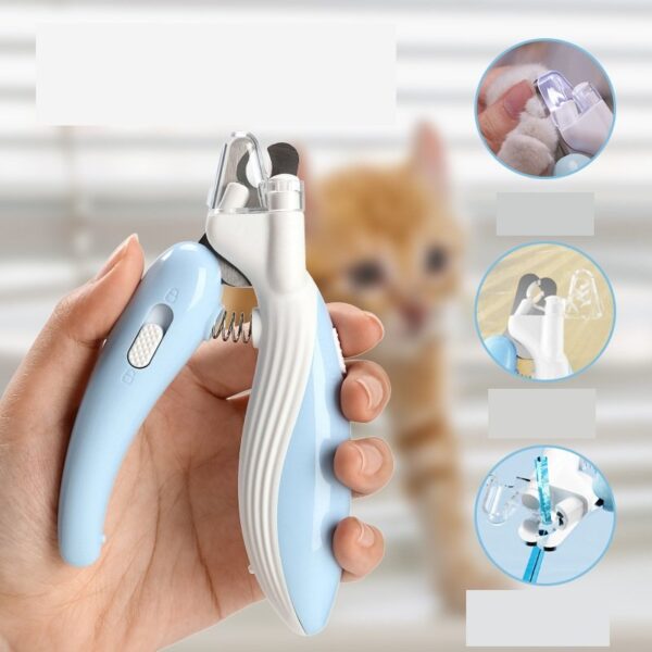 Pets Cats and Dogs Small Nail Clippers with LED Light - JHMR004
