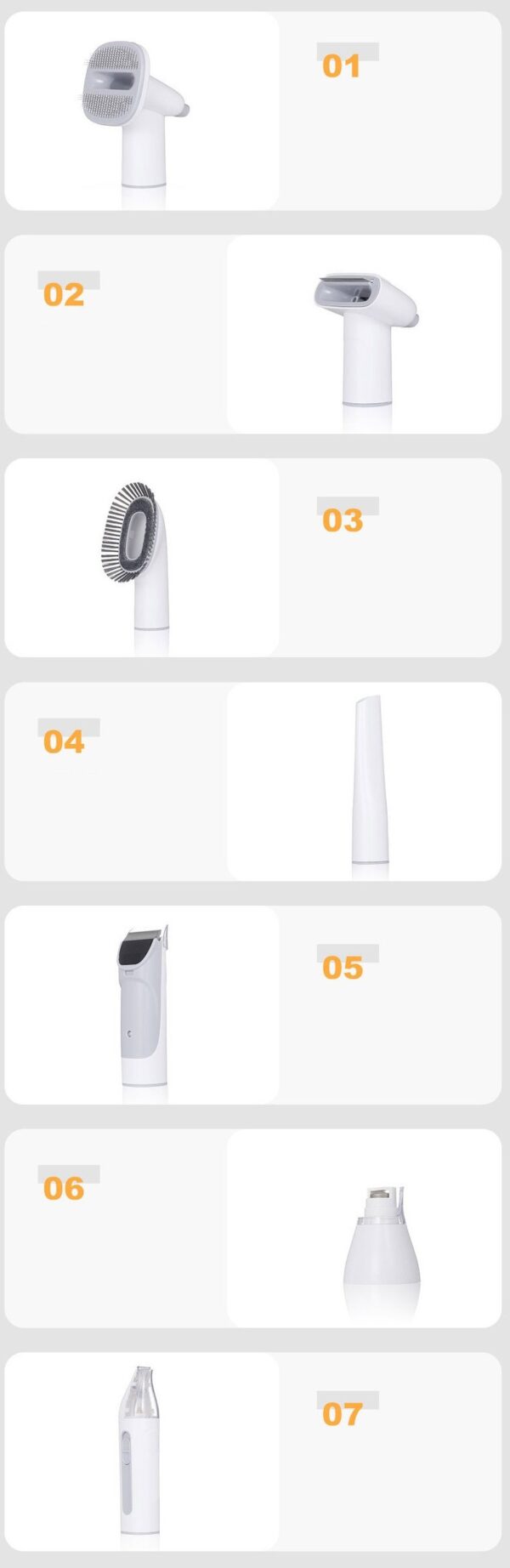 Dog Grooming Kit & Pet Hair Vacuum - JHMR026 - Image 7