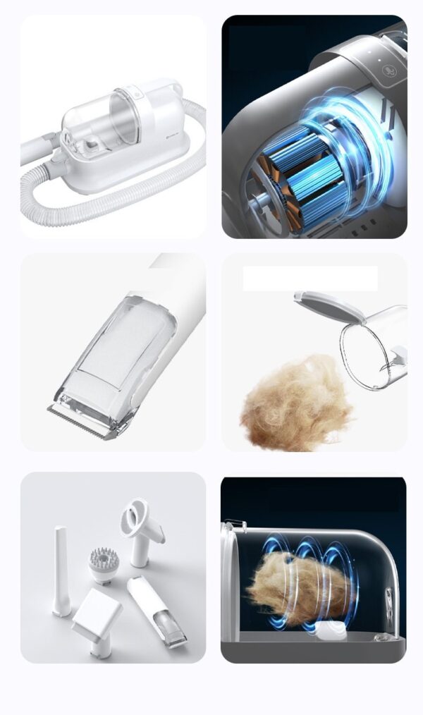 Dog Grooming Kit & Pet Hair Vacuum - JHMR027 - Image 4