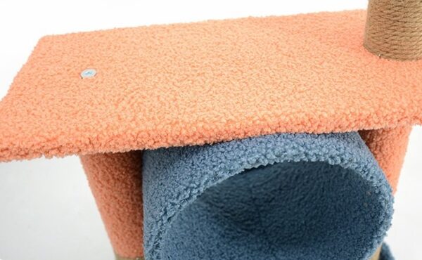 Cat Scratching Post with Top Perch and Play Tunnel - JHMPJM009 - Image 6