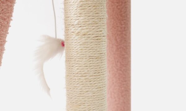Cat Scratching Post with Top Perch and Play Tunnel - JHMPJMH19 - Image 5