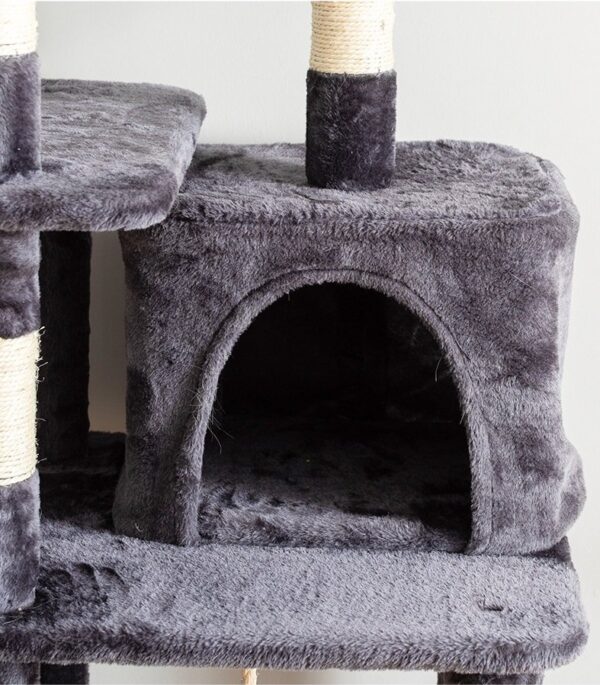 Multi- Level Cat Condo with Platform & Hammock - JHMPJMX14 - Image 7