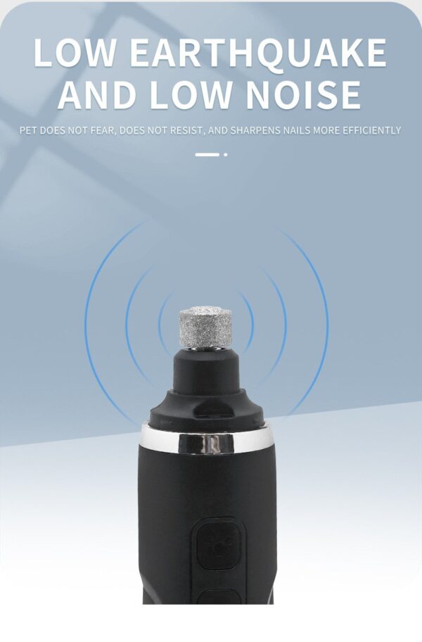 Rechargeable Dog Nail Grinder with LED Light - JHMR020 - Image 8