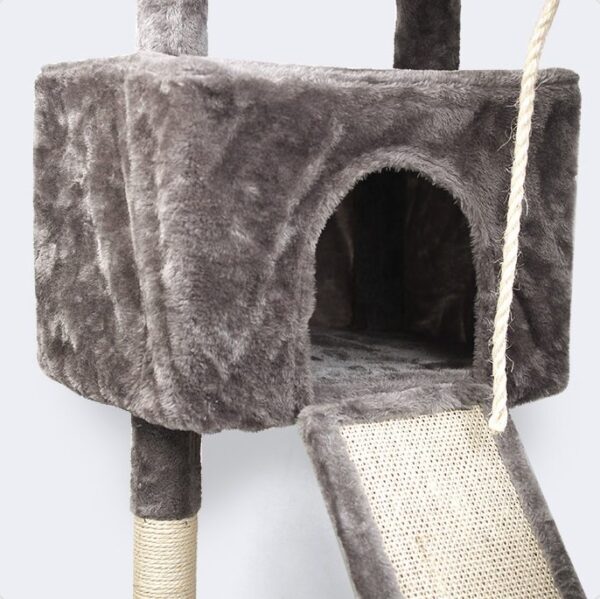 Multi- Level Cat Condo Cat Tree Towel with Platform  - JHMPJMA02 - Image 6