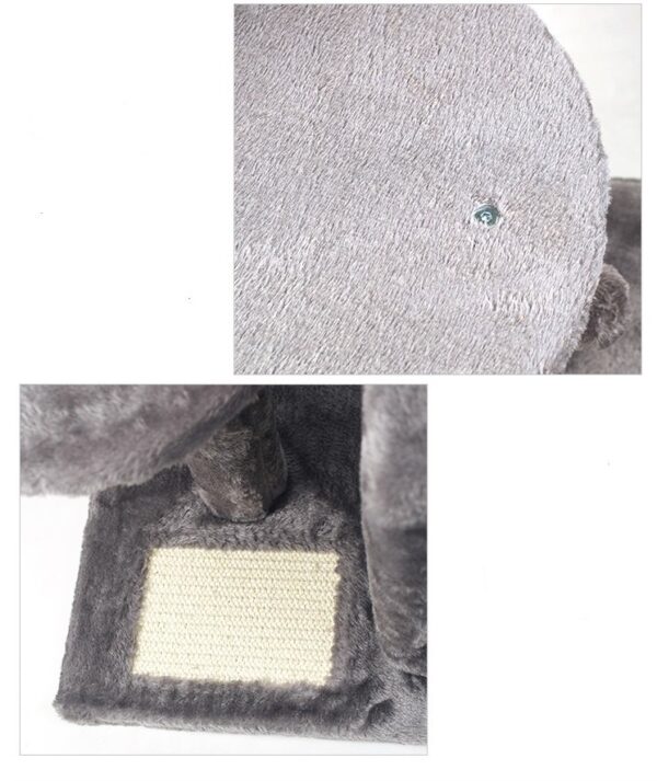 Multi- Level Cat Condo Cat Tree Towel with Platform  - JHMPJMA03 - Image 8