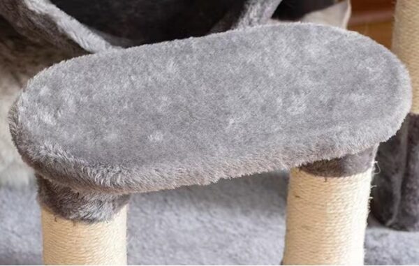 Multi- Level Cat Condo Cat Tree Towel with Platform & Hammock - JHMPJMA11 - Image 8