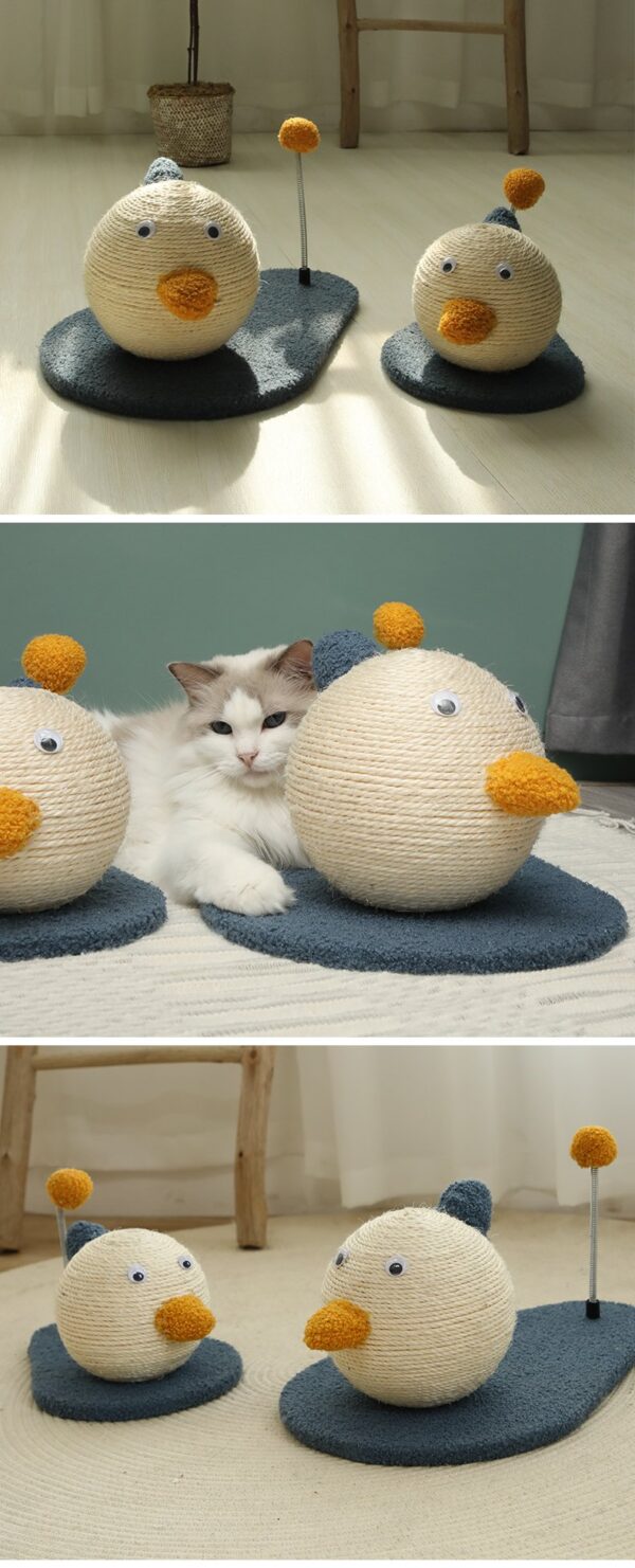 Duck Cat Scratcher with Spring Ball - JHMPJMF06 - Image 6