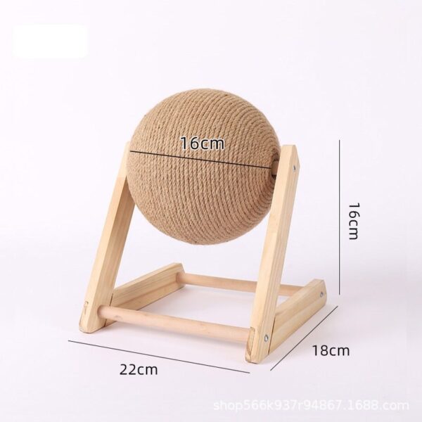 Natural Sisal Cat Scratching Ball Toy - JHMZB003 - Image 4