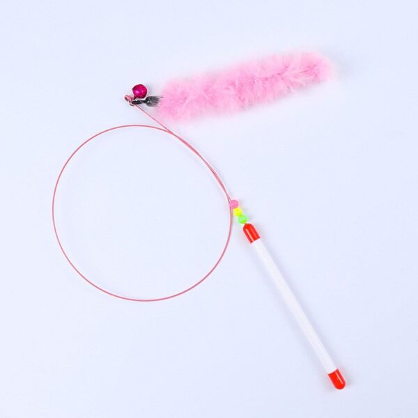 Feather Wand Cat Toy - JHMWJ028 - Image 4