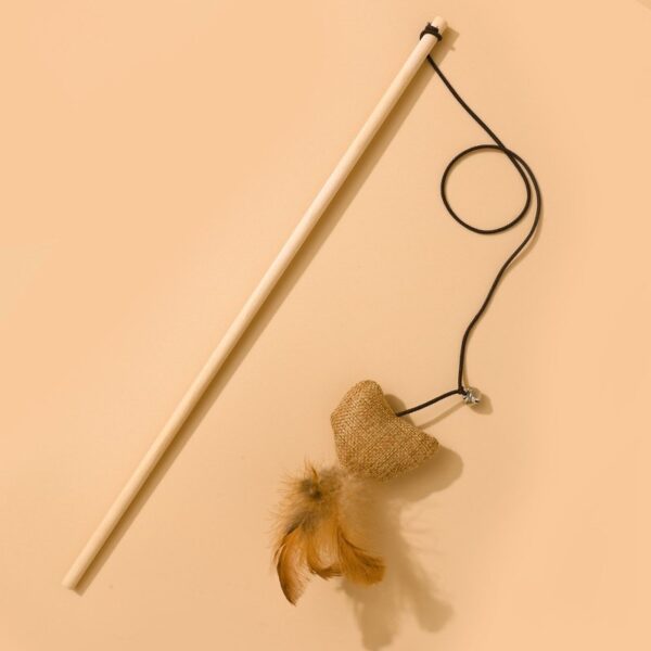 Natural Sisal Wand Teasers Cat Toy - JHMWJ030 - Image 8