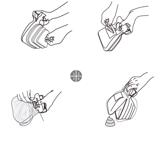 Dog Pooper Scooper Waste Cleaner with Bag Dispenser - JHWS005 - Image 4