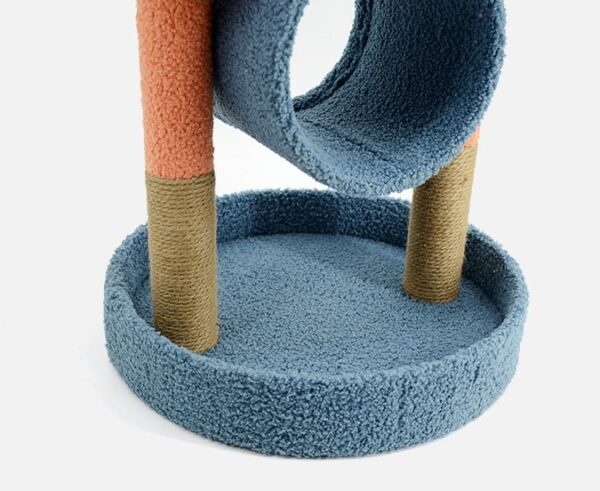 Cat Scratching Post with Top Perch and Play Tunnel - JHMPJM009 - Image 8