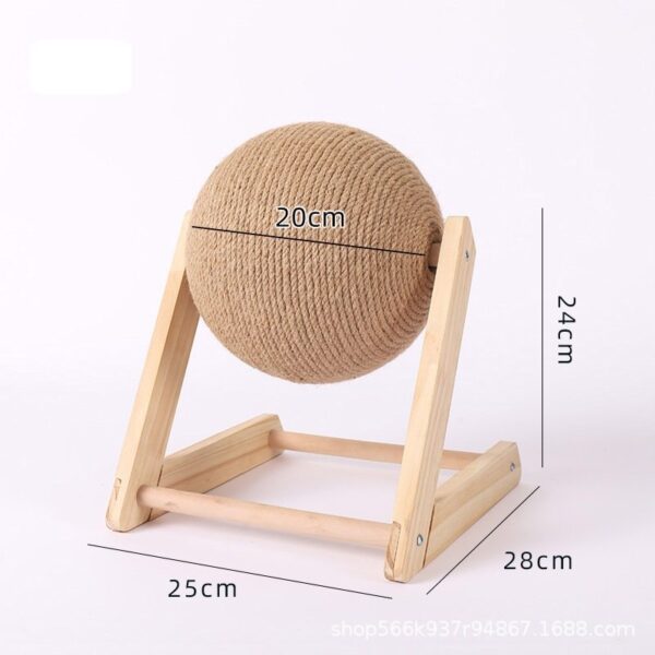 Natural Sisal Cat Scratching Ball Toy - JHMZB003 - Image 5