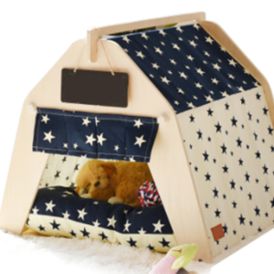 Wooden Cat House Lounger - JHMFH87