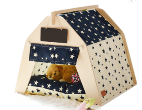 Wooden Cat House Lounger - JHMFH87