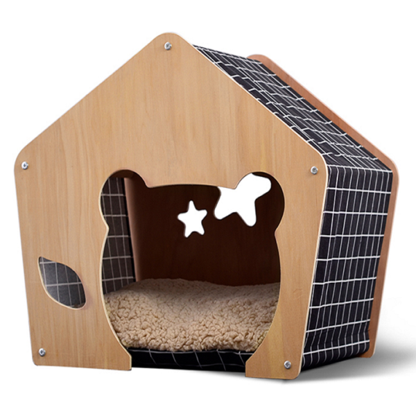 Wooden Cat House Lounger - JHMFH88 - Image 2