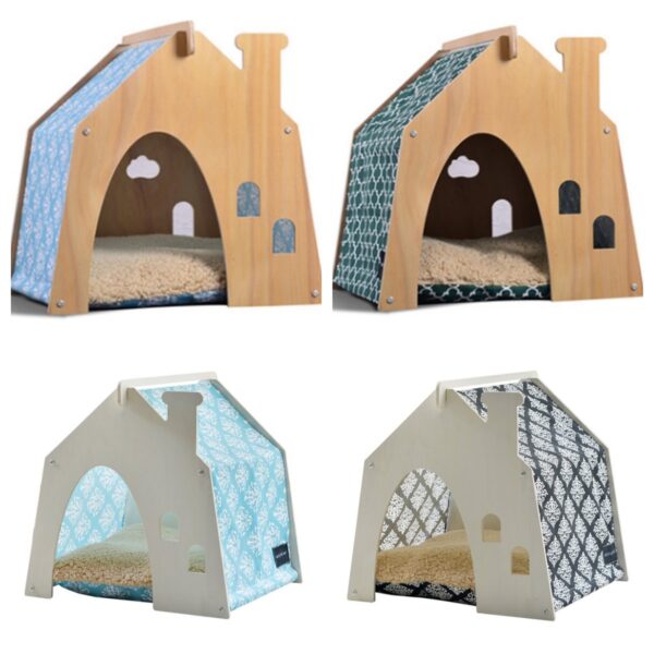 Wooden Cat House Lounger - JHMFH92